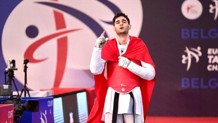 Milli tekvandocu Enbiya Taha Biçer, Avrupa Şampiyonası’nda altın madalya kazandı