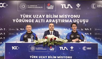 Türkiye’nin ikinci astronotu Atasever, yörünge altı araştırma uçuşunu 8 Haziran’da gerçekleştirecek