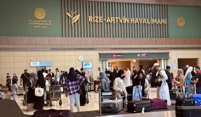 Bahreyn’den Rize-Artvin Havalimanı’na charter seferler başladı