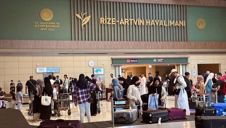 Bahreyn’den Rize-Artvin Havalimanı’na charter seferler başladı