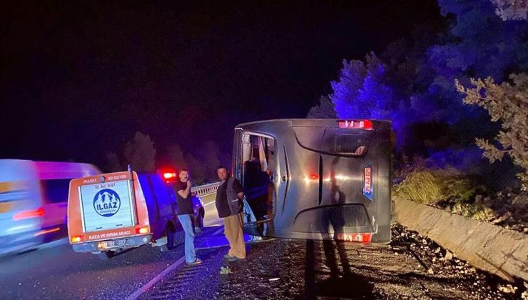 Çankırı’da şarampole devrilen otobüsteki 9 kişi yaralandı