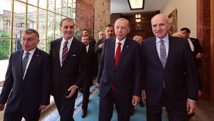 Cumhurbaşkanı Erdoğan, TBMM Başkanı Kurtulmuş’u ziyaret etti