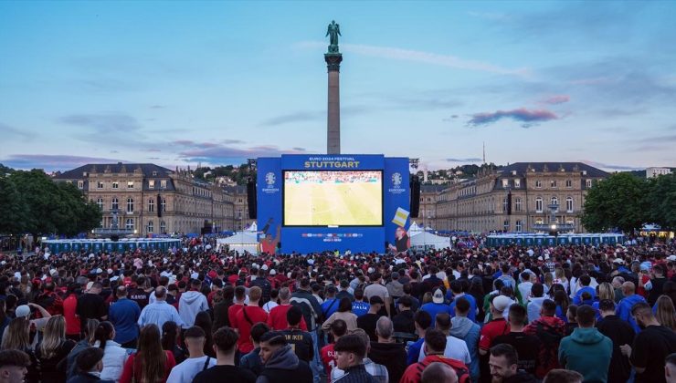 EURO 2024 coşkusu, Almanya’da meydanlarda yaşanıyor