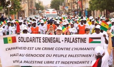 Senegal’de Filistin’e destek yürüyüşü düzenlendi