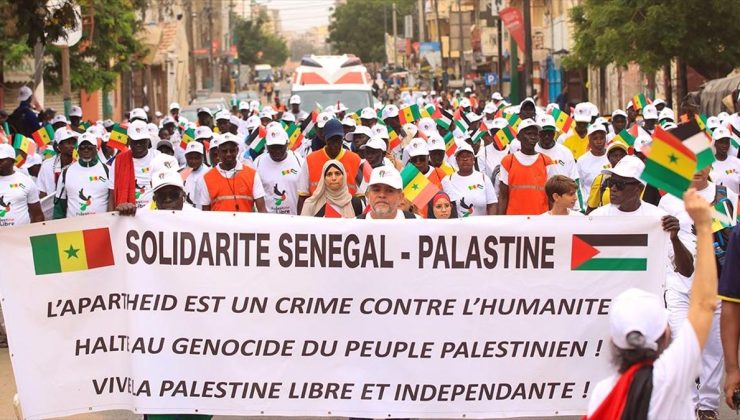 Senegal’de Filistin’e destek yürüyüşü düzenlendi