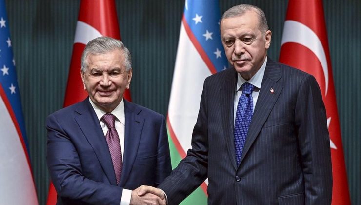 Cumhurbaşkanı Erdoğan, Özbekistan Cumhurbaşkanı Mirziyoyev ile telefonda görüştü