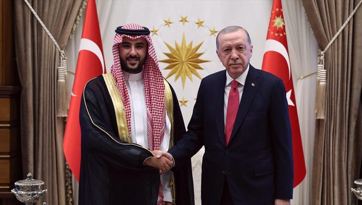 Cumhurbaşkanı Erdoğan, Suudi Arabistan Savunma Bakanı Selman’ı kabul etti