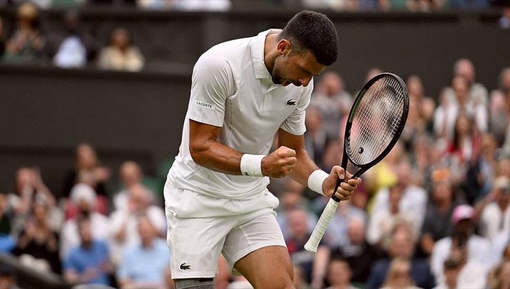 Djokovic, Wimbledon’da çeyrek finale yükseldi