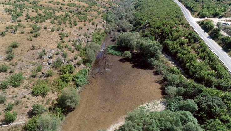 Kırklareli’nde aşırı sıcaklar Teke Deresi’ni susuz bıraktı