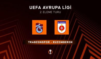 Trabzonspor’un UEFA Avrupa Ligi’nde rakibi Ruzomberok oldu