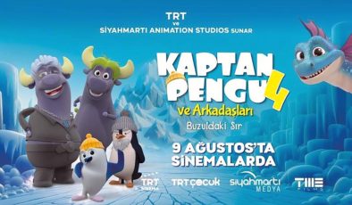 TRT’den Yeni Bir Animasyon Filmi: Kaptan Pengu ve Okyanus Macerası