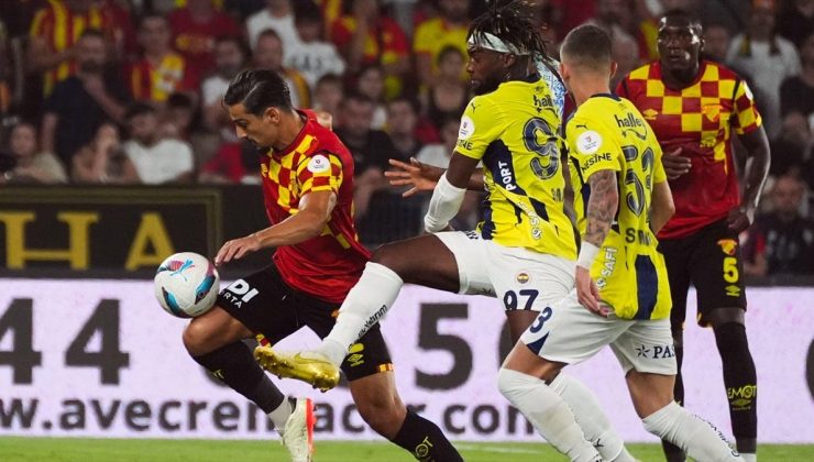 Göztepe ile Fenerbahçe berabere kaldı