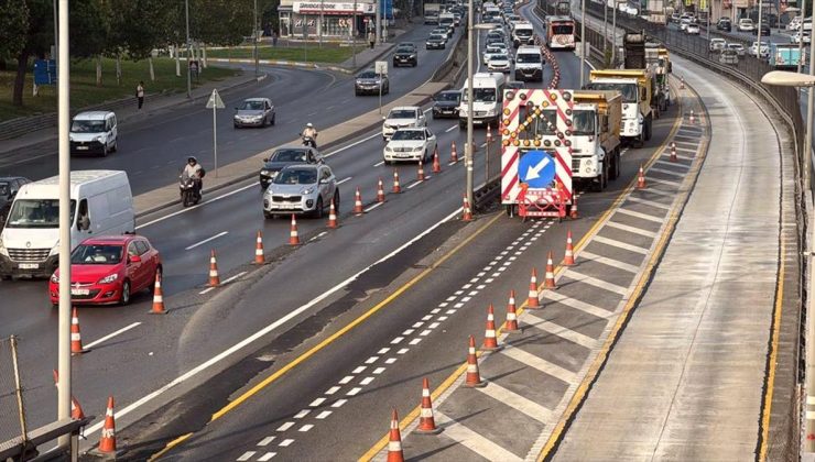 İstanbul’da Beyaz Yol Çalışması