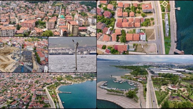 Marmara Depremi’nin merkez üssü Gölcük’te yıkımın yaşandığı bazı alanlar yeniden görüntülendi