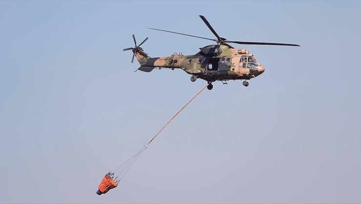 MSB’den orman yangınlarıyla mücadeleye 15 helikopterle destek