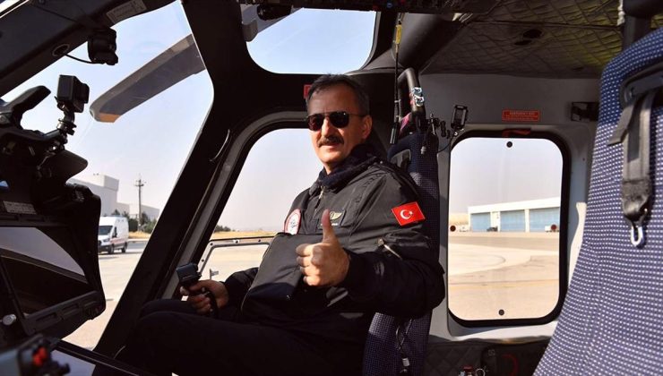 SSB Başkanı Görgün, GÖKBEY helikopteri ile tarihi bir uçuş gerçekleştirdi