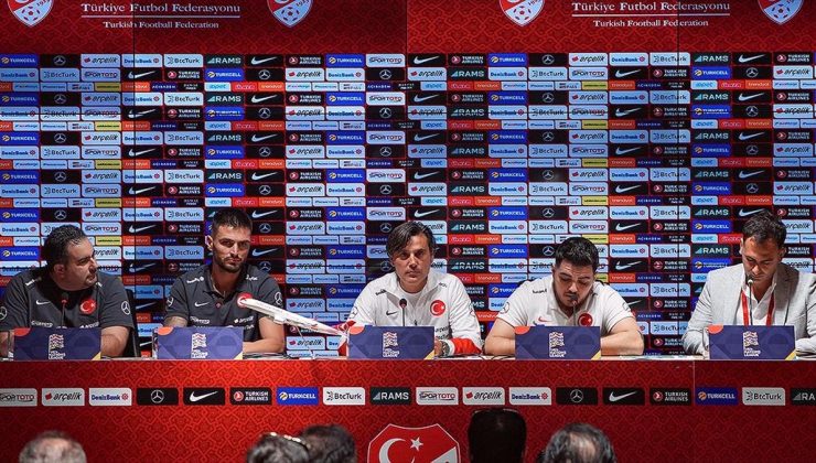 A Milli Futbol Takımı Teknik Direktörü Montella: Birlikteliği bozmamamız gerekiyor