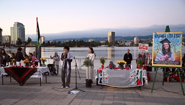 ABD’de yüzlerce kişi İsrail ordusu tarafından öldürülen Ayşenur Ezgi Eygi için bir araya geldi