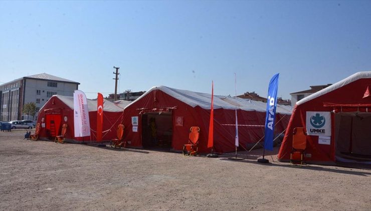 Balıkesir’de afet tedbirleri kapsamında mobil sahra hastanesi kuruldu