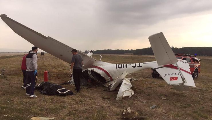 Bursa’da eğitim uçağının düşmesi sonucu iki pilot öldü