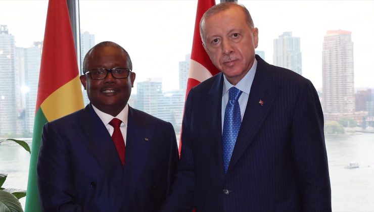 Cumhurbaşkanı Erdoğan, Gine Bissau Cumhurbaşkanı Embalo ile görüştü