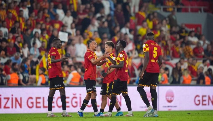 Göztepe sahasında galip