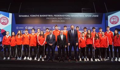 İstanbul TBF Basketbol Spor Lisesi protokolü imzalandı