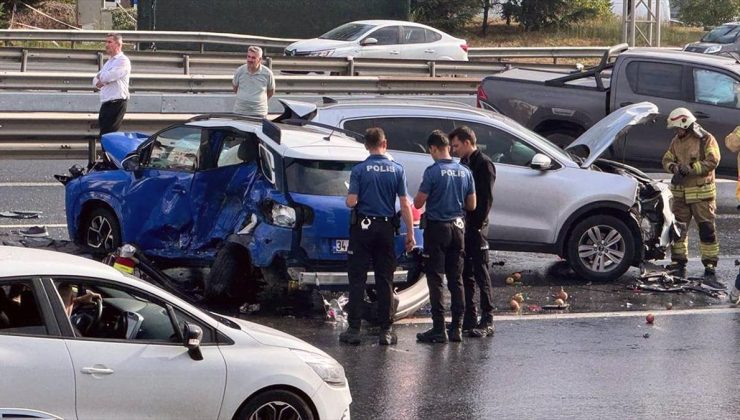 İstanbul TEM Otoyolu’nda meydana gelen zincirleme kazada 2 kişi hayatını kaybetti