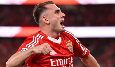 Kerem Aktürkoğlu Benfica kariyerine ilk 11’de, golle ve galibiyetle başladı