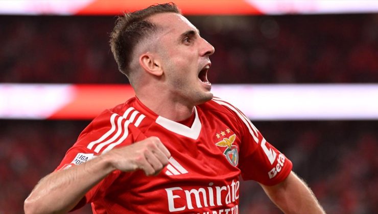 Kerem Aktürkoğlu Benfica kariyerine ilk 11’de, golle ve galibiyetle başladı