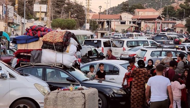 Lübnan’dan kaçan binlerce kişi, Suriye’de Esed rejiminin boşalttığı şehirlere geliyor