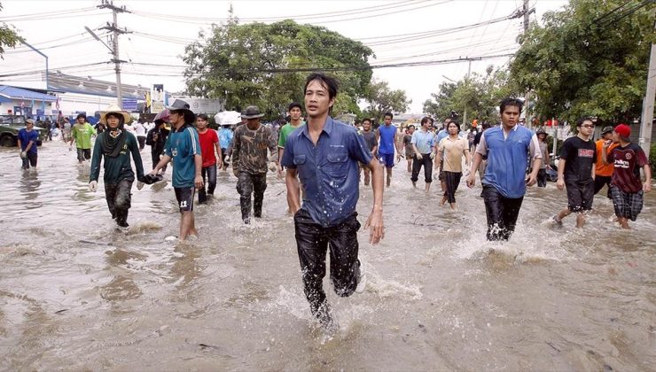 Tayland’da muson yağmurlarının neden olduğu seller 36 binden fazla haneyi sular altında bıraktı