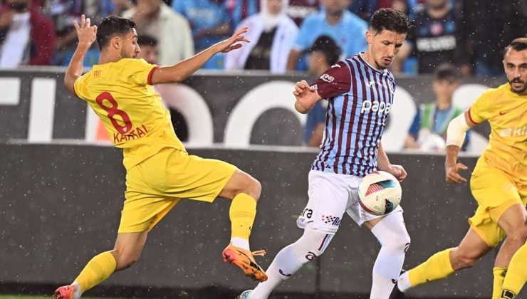 Trabzonspor evinde Kayserispor ile berabere kaldı