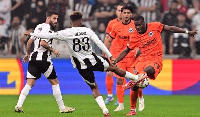 Beşiktaş Eintracht Frankfurt karşısında mağlup oldu