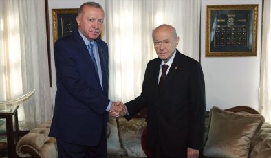 Cumhurbaşkanı Erdoğan, MHP Genel Başkanı Bahçeli ile görüştü