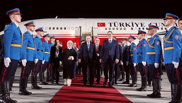 Cumhurbaşkanı Erdoğan Sırbistan’da