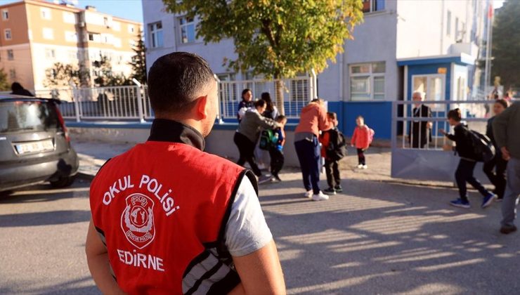 Edirne’de “okul polisi” hem velilere hem öğrencilere güven veriyor