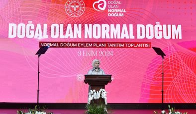 Emine Erdoğan’dan Normal Doğum Eylem Planına ilişkin paylaşım