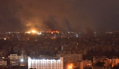 İsrail Beyrut’un güneyindeki Dahiye’ye gece saatlerinde 30 hava saldırısı düzenledi