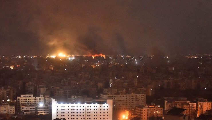 İsrail Beyrut’un güneyindeki Dahiye’ye gece saatlerinde 30 hava saldırısı düzenledi