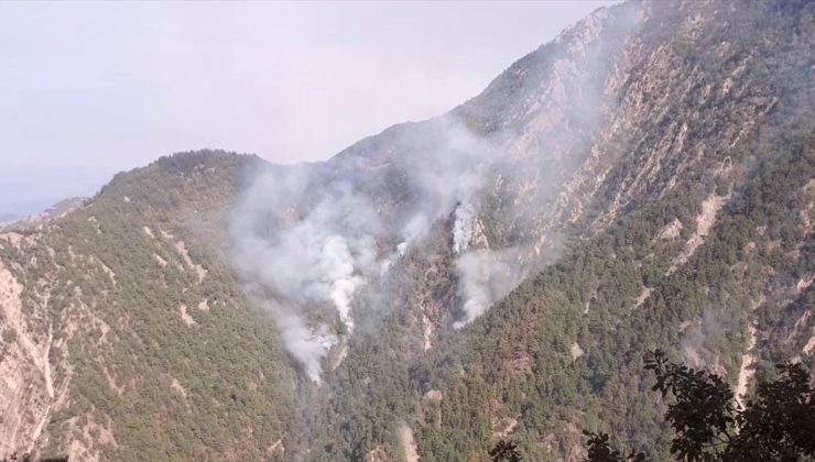 Kahramanmaraş’taki orman yangınında 40 hektar alan zarar gördü