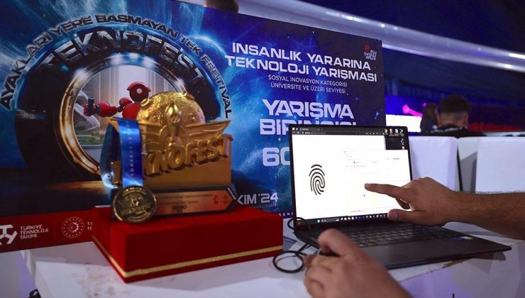 “Parmak izi” ile spor becerilerini keşfeden yazılıma TEKNOFEST’ten ödül