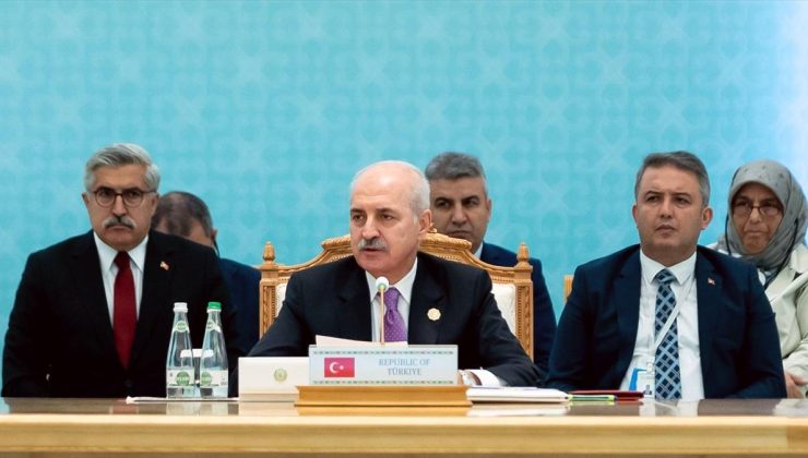 TBMM Başkanı Kurtulmuş: Dünyanın gözü önünde Filistin halkı bir soykırıma tabi tutulmaktadır