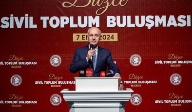 TBMM Başkanı Numan Kurtulmuş’tan Güçlü Dünya ve Sivil Toplum Vurgusu