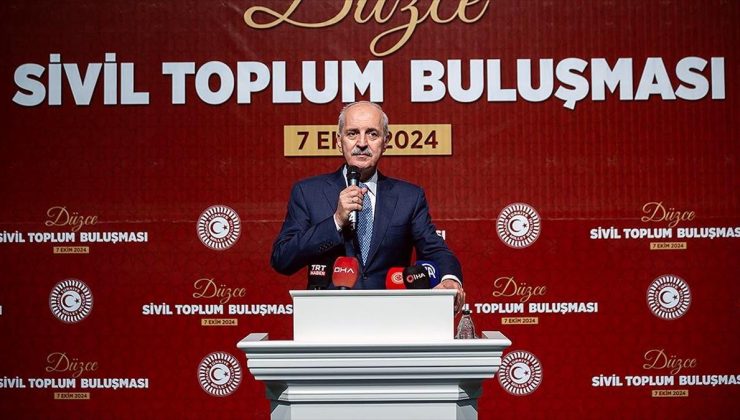 TBMM Başkanı Numan Kurtulmuş’tan Güçlü Dünya ve Sivil Toplum Vurgusu