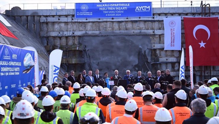 Bakan Uraloğlu: Halkalı-Ispartakule etabının yüzde 74’ü tamamlandı