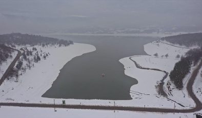 Bolu’nun içme suyu kaynağı Gölköy Barajı’nın su seviyesi karın erimesiyle yükseldi