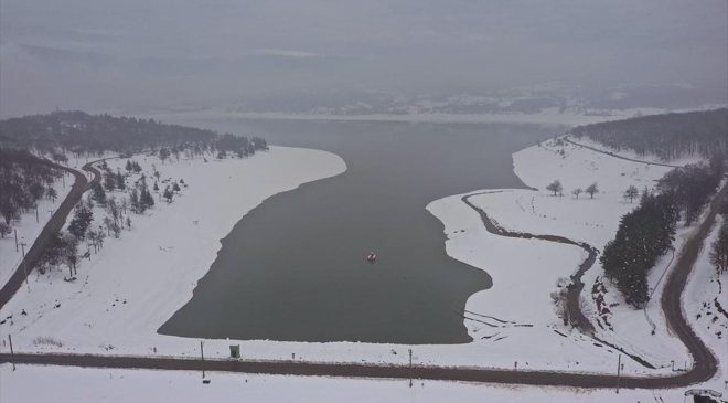 Bolu’nun içme suyu kaynağı Gölköy Barajı’nın su seviyesi karın erimesiyle yükseldi