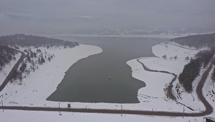 Bolu’nun içme suyu kaynağı Gölköy Barajı’nın su seviyesi karın erimesiyle yükseldi