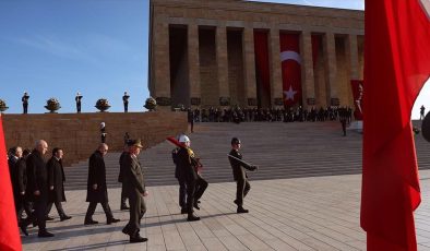 Büyük Önder Atatürk için Anıtkabir’de devlet töreni düzenlendi